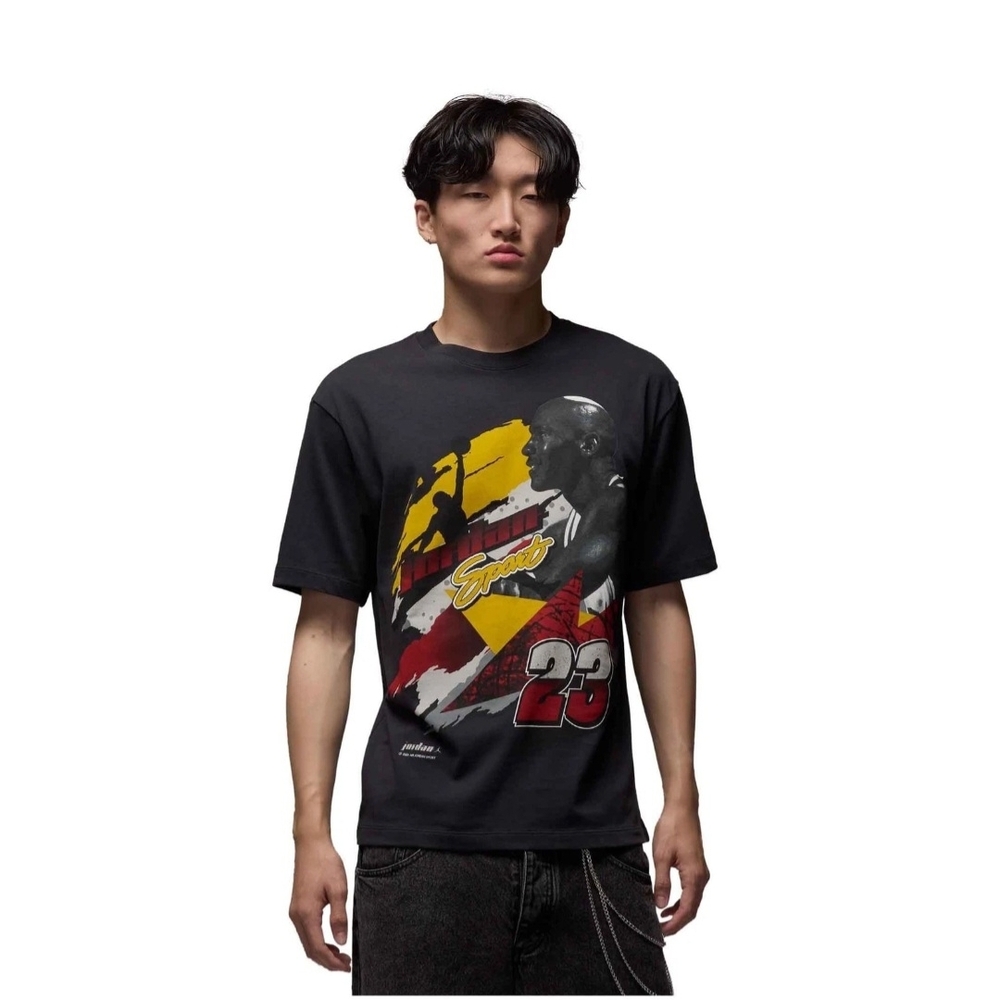 Black Graphic Men's T-Shirt